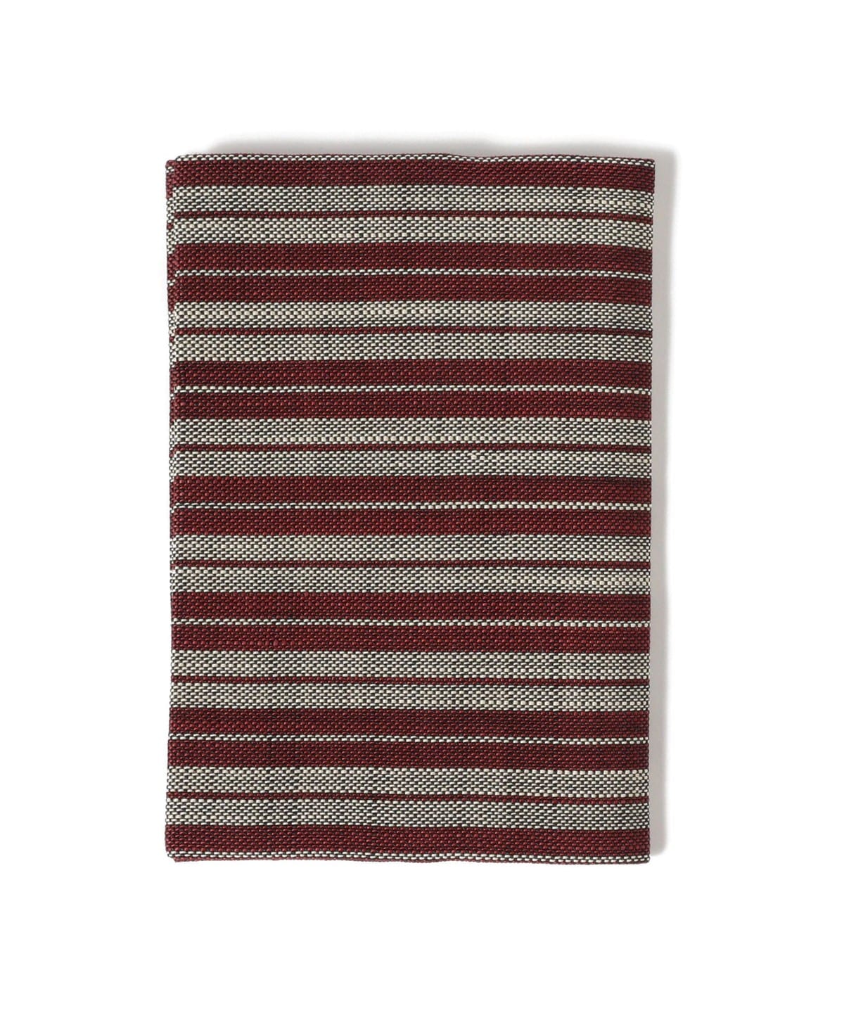 山崎麻織物工房 / 能登上布 ブックカバー 文庫 サイズ 雑貨・ホビー MEN 縞のエンジ色 ONE SIZE 山崎麻織物工房 / 能登上布 ブックカバー 文庫 サイズ 雑貨・ホビー MEN 縞のエンジ色 ONE SIZE