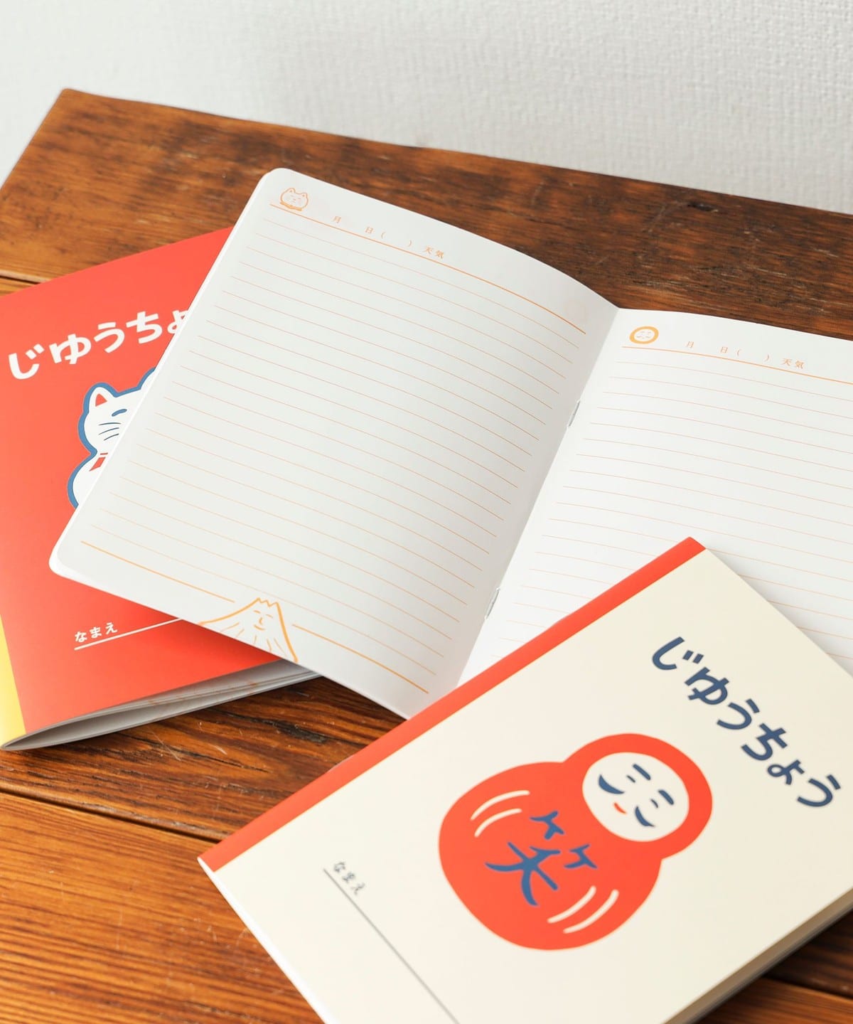 【別注】NEW RETRO / 吉祥物 自由筆記本 3冊組