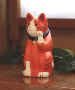 【一部予約】中外陶園 × BEAMS JAPAN / 別注 まねき猫 左手 5号