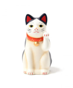 【一部予約】【銘品のススメ】 中外陶園 × BEAMS JAPAN / 別注 まねき猫 左手 3号