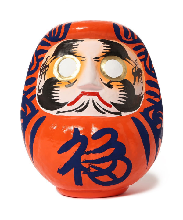 楽天 送料無料にならない [別注BEAMS JAPAN BEAMS JAPAN白川達摩總本舖 公分 35 達摩橙 / 絵画/タペストリー