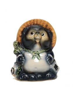 BEAMS JAPAN BEAMS JAPAN别住Shigaraki Ware Hissho Indigo Tanuki 