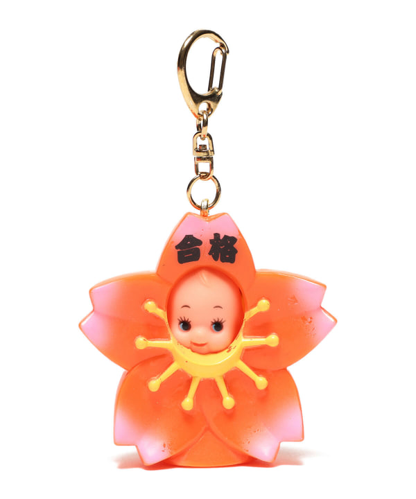 BEAMS JAPAN (BEAMS JAPAN) OBITSU / Special order orange headgear Kewpie  keychain Sakura (wallets