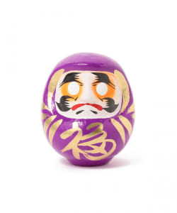 【ショップ限定商品】【別注】白河だるま総本舗 / だるま 紫 15cm