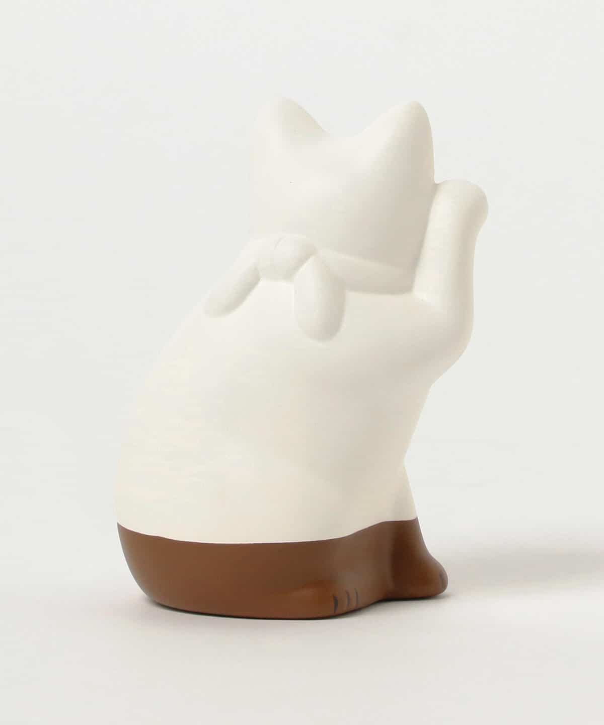 ビームス KEITAMARUYAMA 瀬戸招き猫 陶器製 蝶々 ケイタマルヤマ