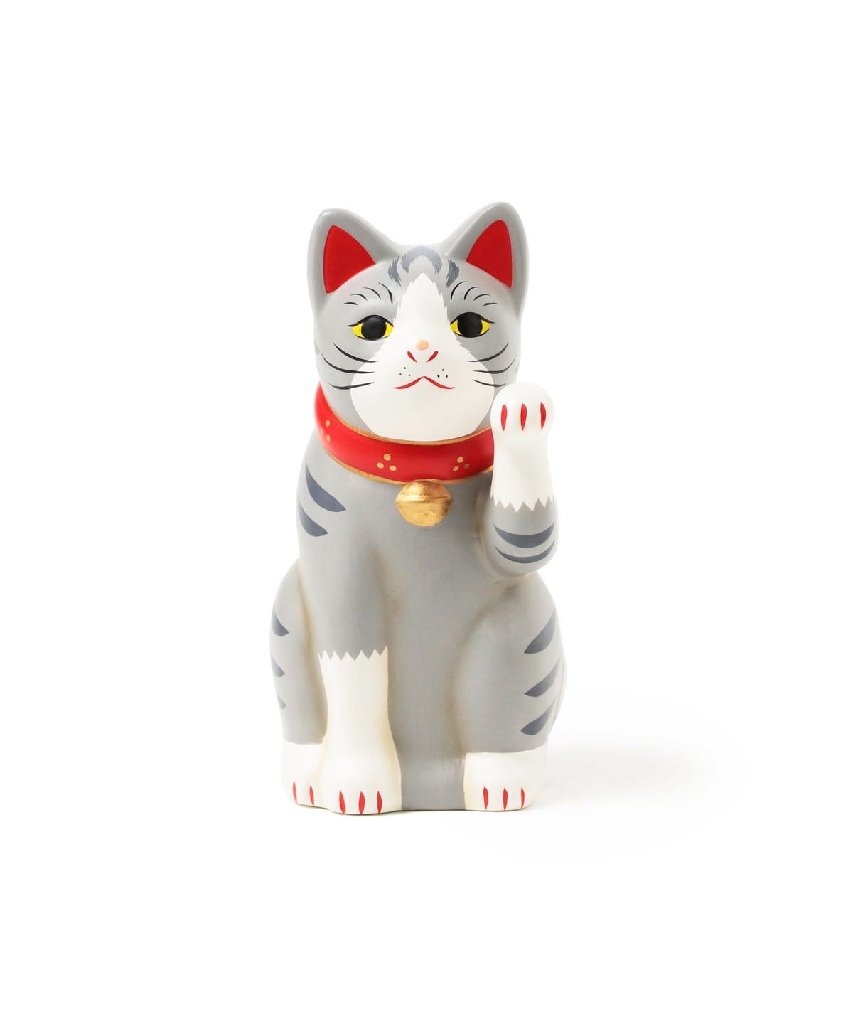 【招き猫まつり2025】中外陶園 チュウガイトウエン / 瀬戸 招き猫 左 3号 インテリア MEN サバトラ ONE SIZE 【招き猫まつり2025】中外陶園 チュウガイトウエン / 瀬戸 招き猫 左 3号 インテリア MEN サバトラ ONE SIZE