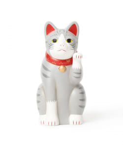 CHUGAI TOEN / Seto Maneki-neko (beckoning cat), left hand, size 8
