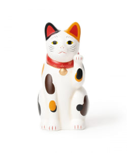 CHUGAI TOEN / Seto Maneki-neko (beckoning cat), left hand, size 8