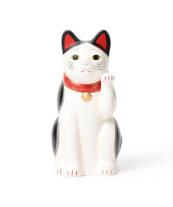 CHUGAI TOEN / Seto Maneki-neko (beckoning cat), left hand, size 8