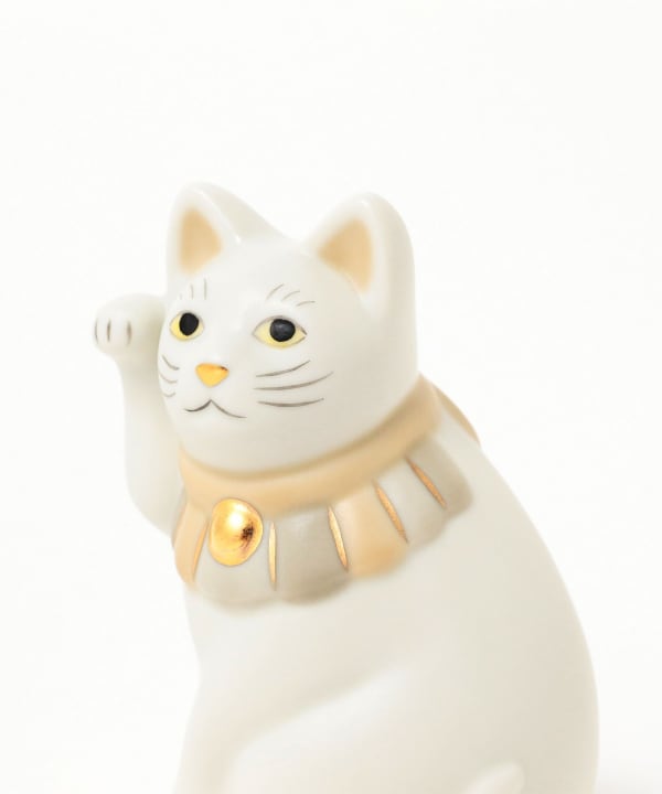 中外陶園 / 瀬戸 招き猫 横座 右手 4号