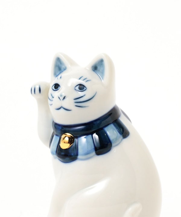 中外陶園 / 瀬戸 招き猫 横座 右手 4号
