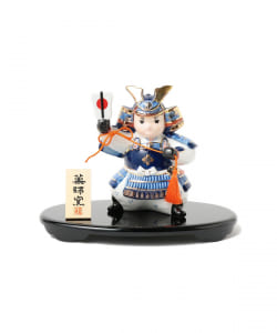 中外陶園 / 薬師窯 染錦 出世大将