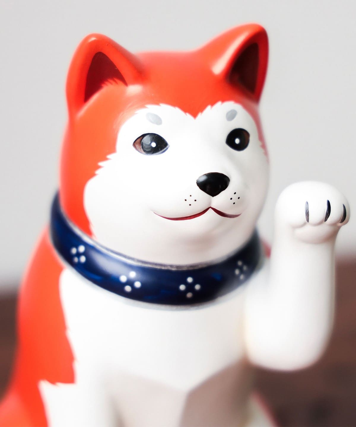 【別注】中外陶園 / 招財犬 左手 5號