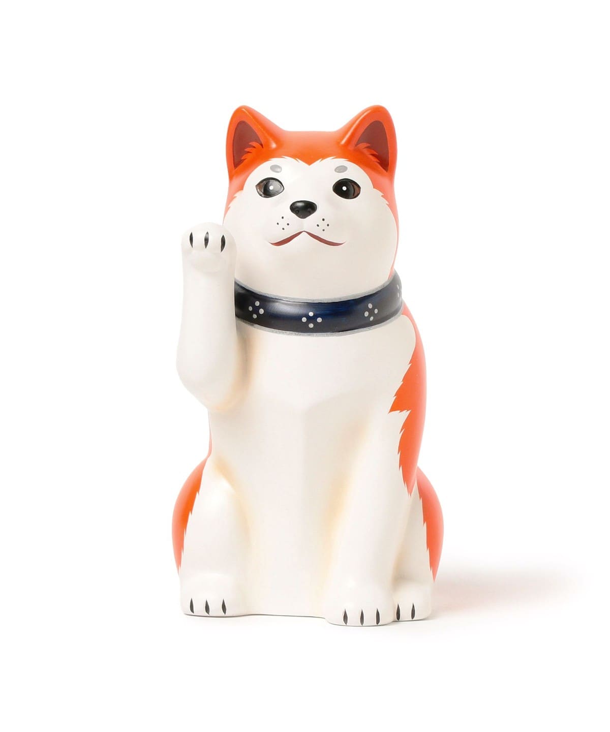 江戸期　極上　大振　犬に人物　根付　36g トコカト　東さ7-1124☆2F BEAMS JAPAN（ビームス ジャパン）【別注】中外陶園 / 橙 招き犬 右 5