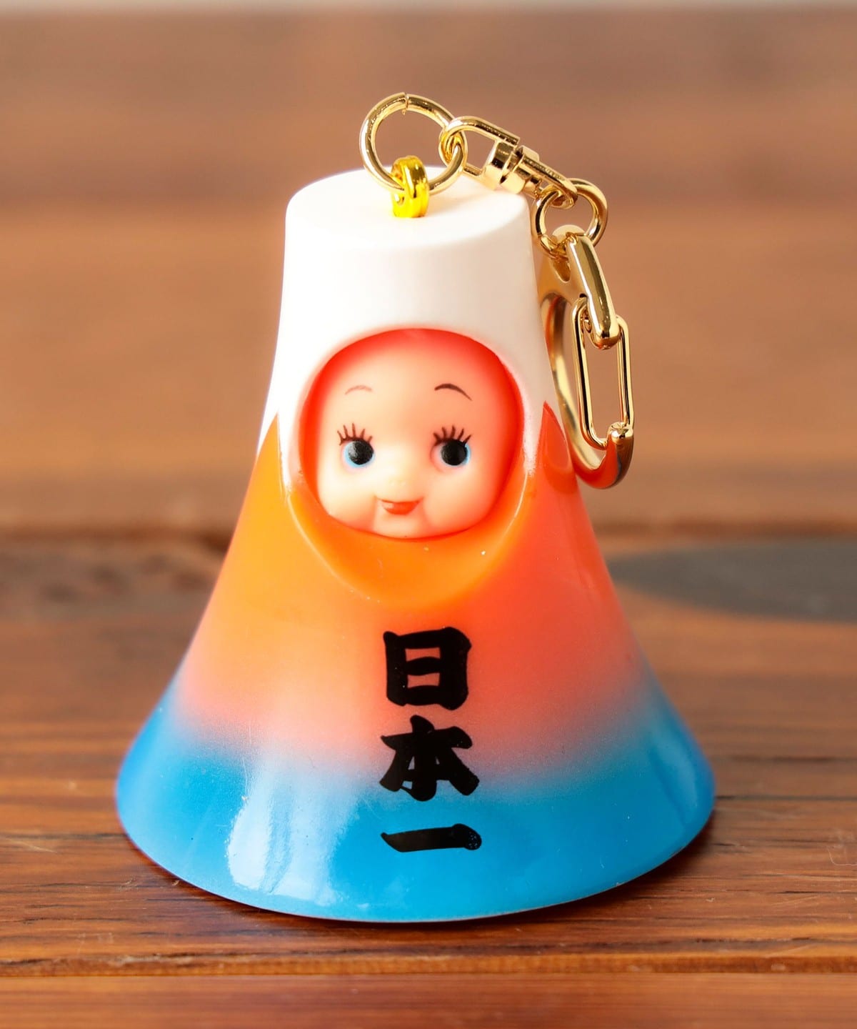 【別注】OBITSU製作所 / 富士山頭套 邱比特 鑰匙圈 橘