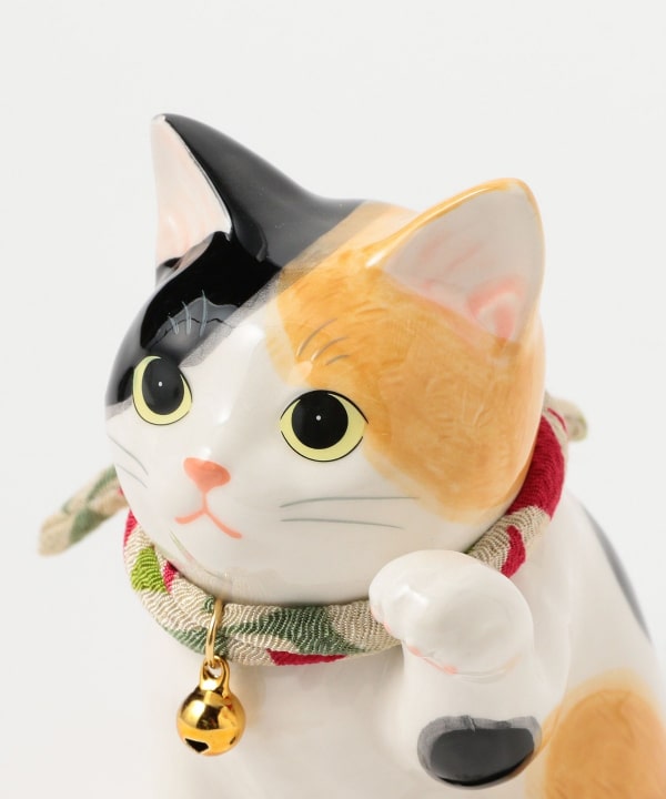 中外陶園 / 薬師窯 うちの 招き猫 小