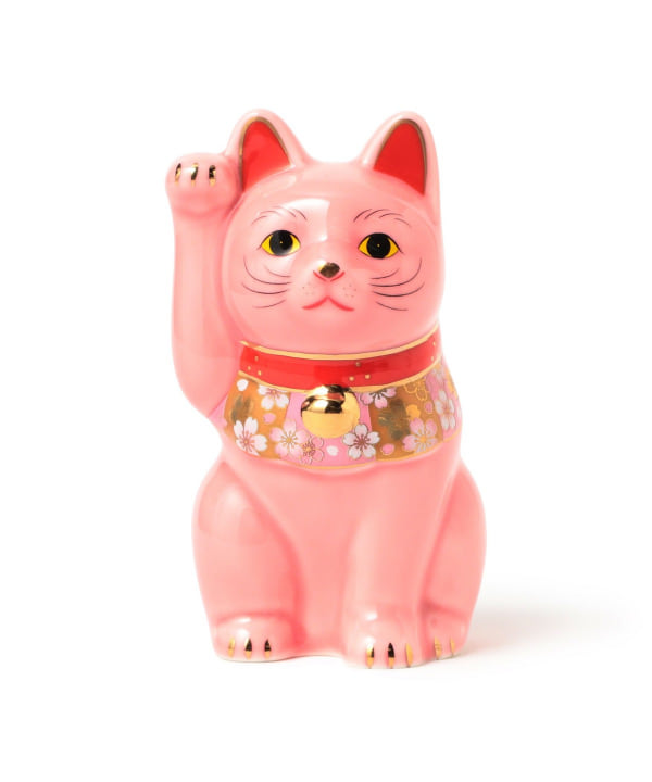 中外陶園 / 薬師窯 桜づくし 招き猫 小