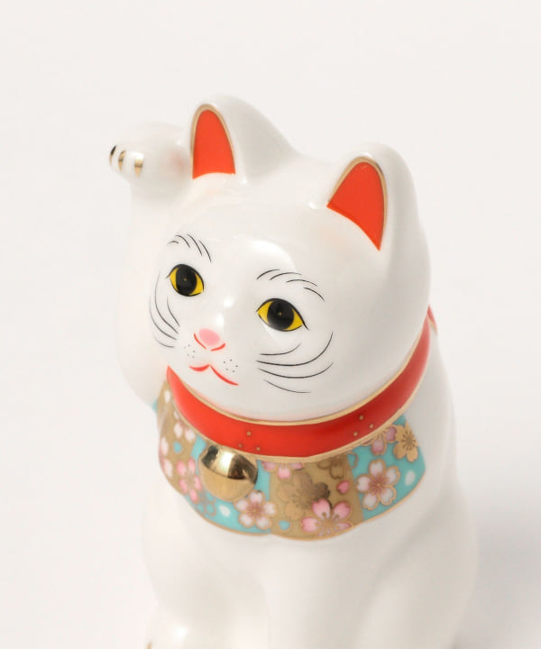 中外陶園 / 薬師窯 桜づくし 招き猫 小
