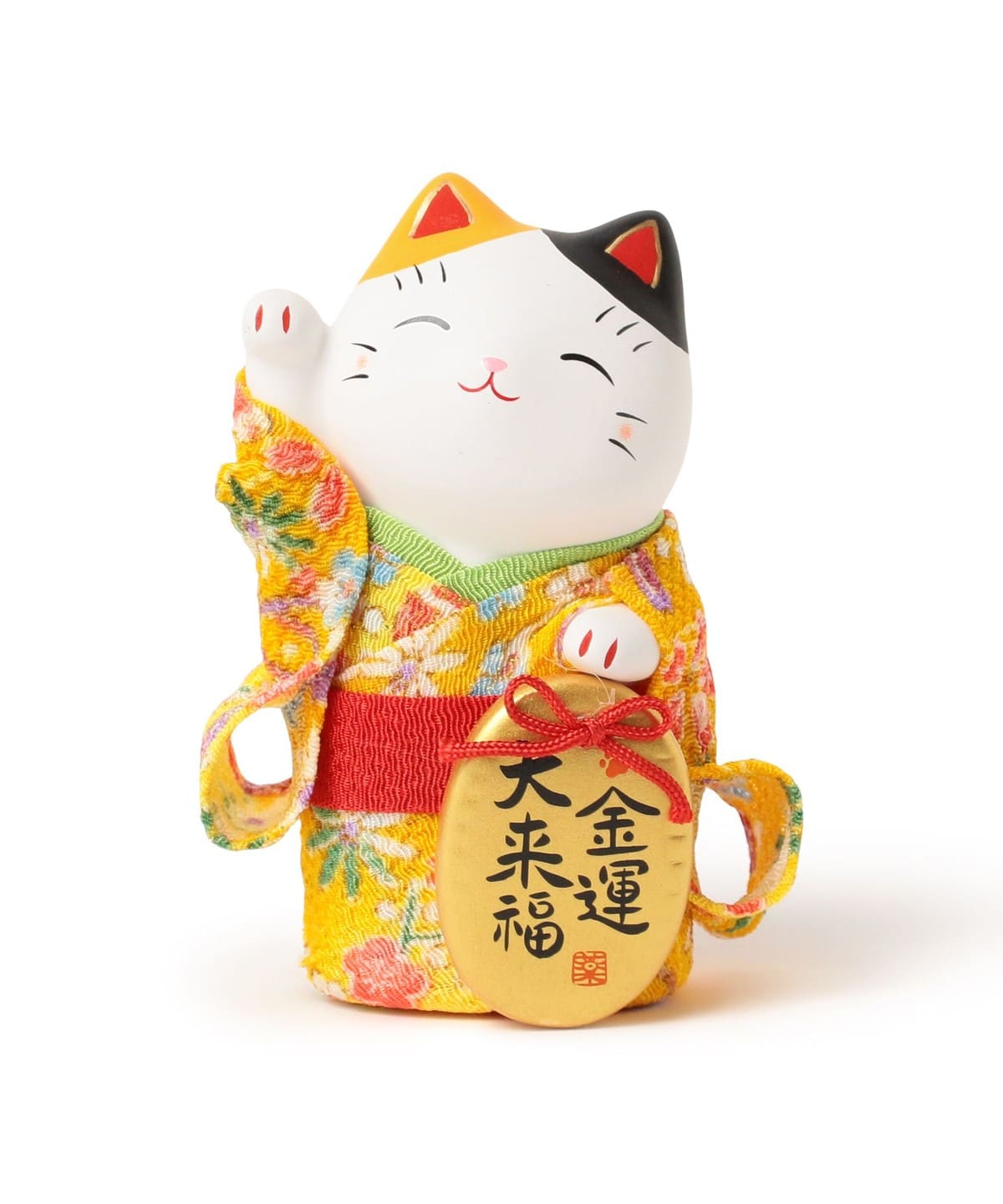 【招き猫まつり2025】中外陶園 チュウガイトウエン / 薬師窯 錦彩ちりめん小判 招き猫 小 インテリア MEN 金運 ONE SIZE 【招き猫まつり2025】中外陶園 チュウガイトウエン / 薬師窯 錦彩ちりめん小判 招き猫 小 インテリア MEN 金運 ONE SIZE