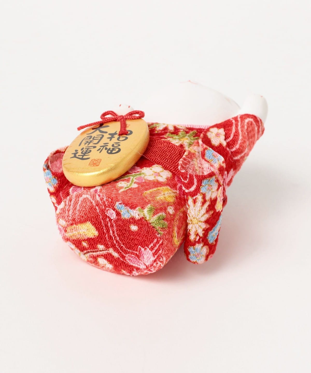 中外陶園 / 藥師窯 錦彩縮緬小判 招財貓 小