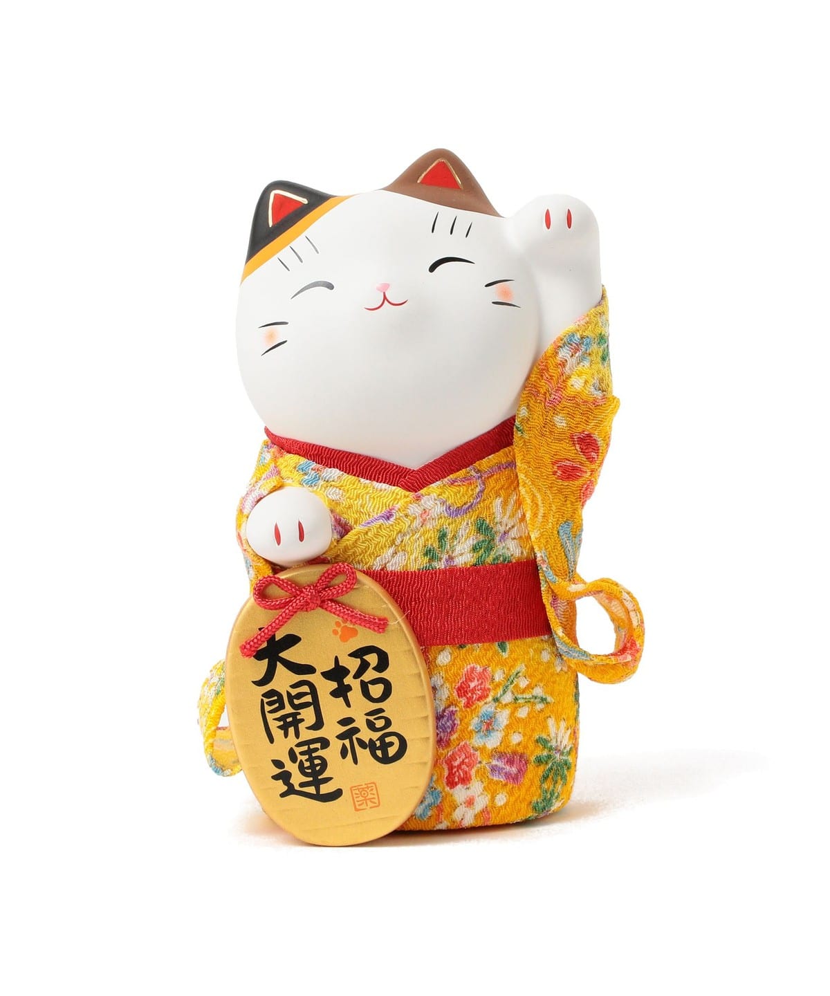 【招き猫まつり2025】中外陶園 チュウガイトウエン / 薬師窯 錦彩ちりめん小判 招き猫 大 インテリア MEN 招福 ONE SIZE 【招き猫まつり2025】中外陶園 チュウガイトウエン / 薬師窯 錦彩ちりめん小判 招き猫 大 インテリア MEN 招福 ONE SIZE