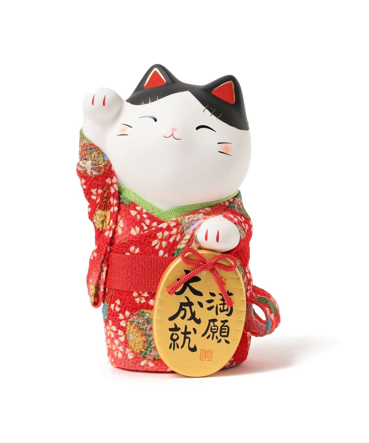 【招き猫まつり2025】中外陶園 チュウガイトウエン / 薬師窯 錦彩ちりめん小判 招き猫 大 インテリア MEN 満願 ONE SIZE 【招き猫まつり2025】中外陶園 チュウガイトウエン / 薬師窯 錦彩ちりめん小判 招き猫 大 インテリア MEN 満願 ONE SIZE