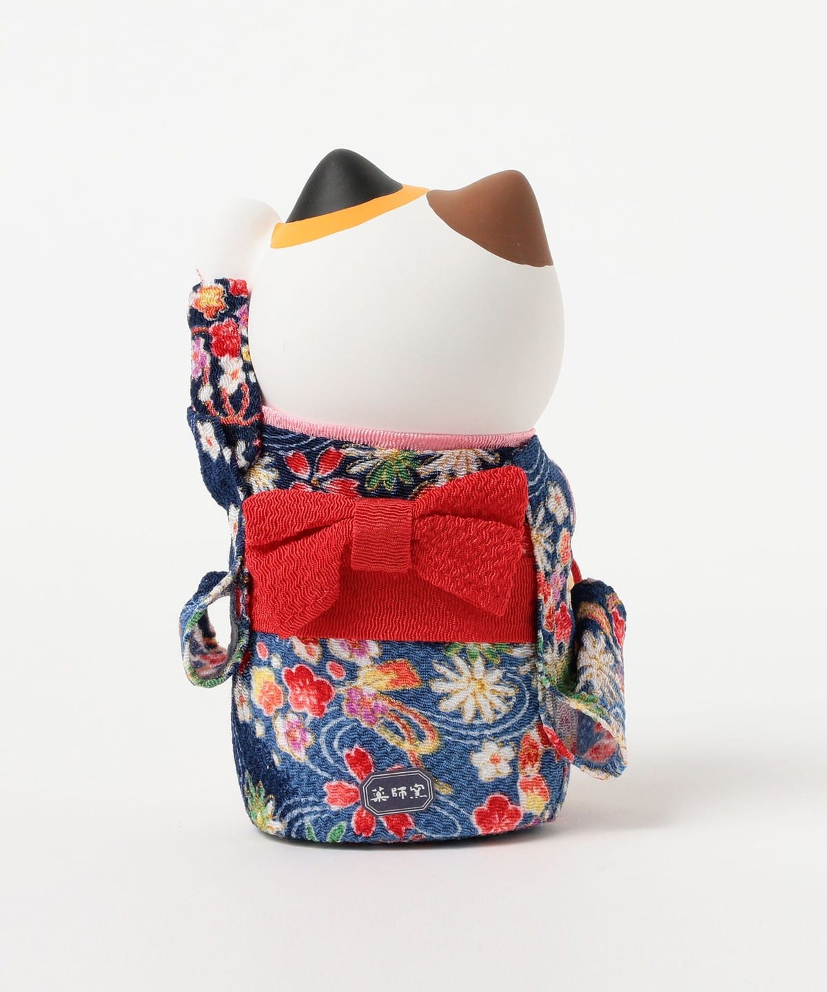 中外陶園 / 藥師窯 錦彩縮緬小判 招財貓 大