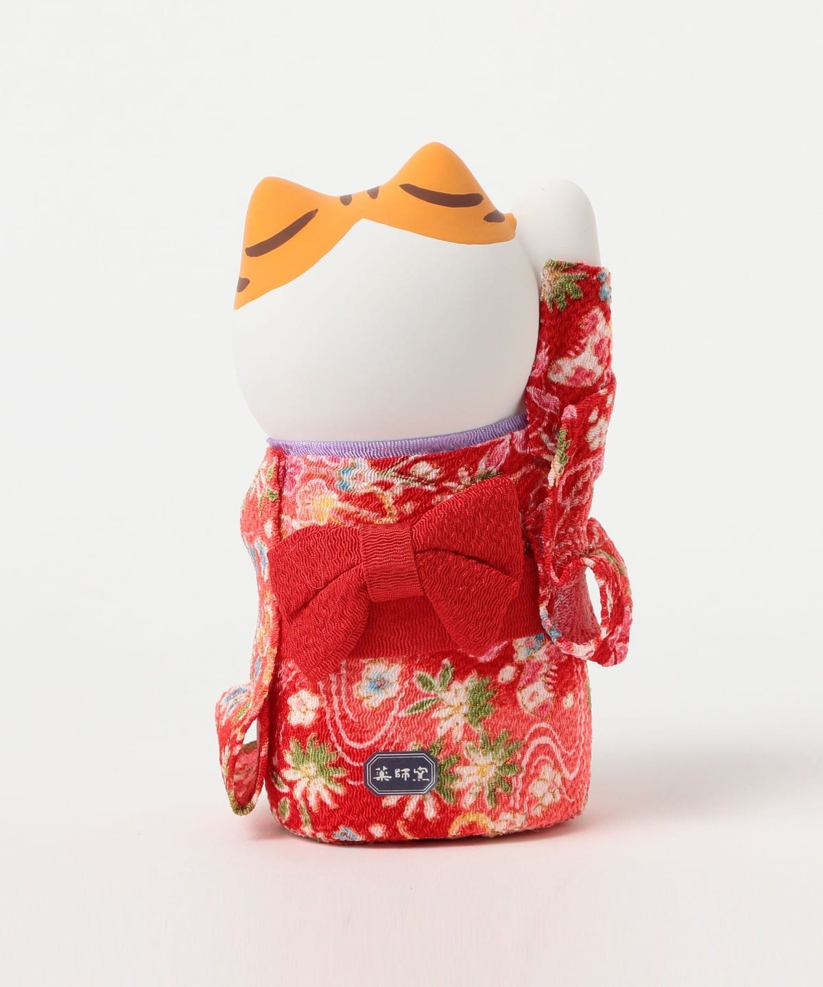中外陶園 / 藥師窯 錦彩縮緬小判 招財貓 大