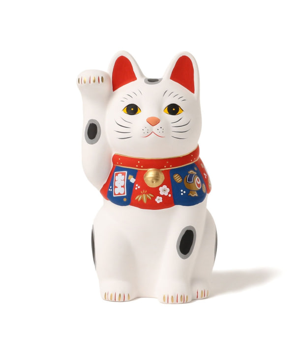 中外陶園 / 薬師窯 福づくし招き猫 大
