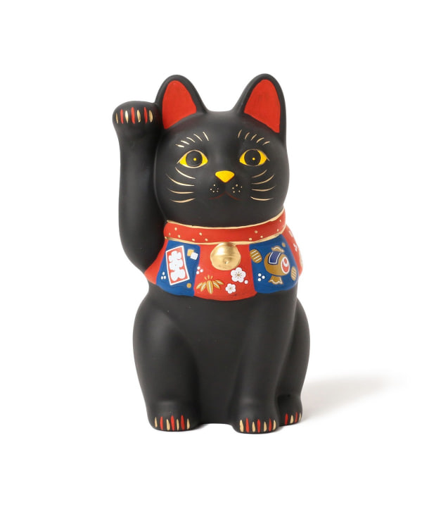 中外陶園 / 薬師窯 福づくし招き猫 大