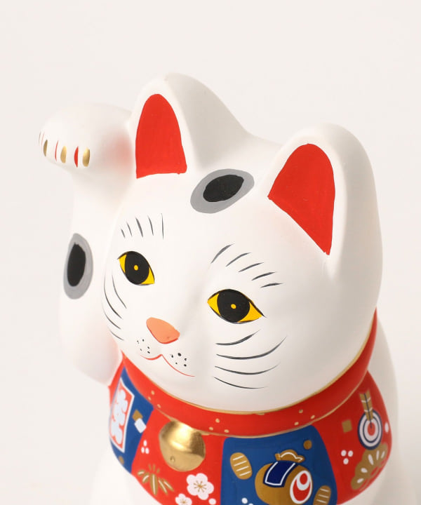 中外陶園 / 薬師窯 福づくし招き猫 大