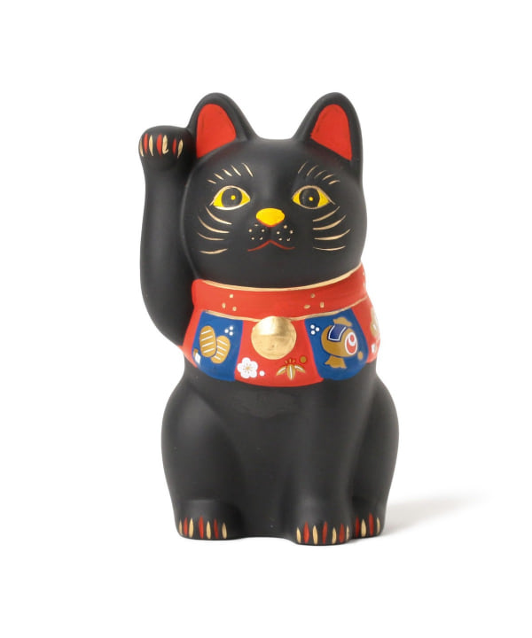 BEAMS tupera tupera 招き猫 黒 tupera tupera 寄り添い招き猫 黒 大 – 中外陶園オンラインストア