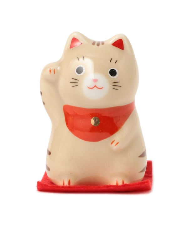 中外陶園 / 薬師窯 福おいで 招き猫 小