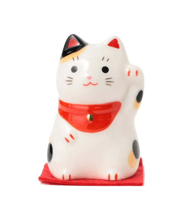 中外陶園 / 薬師窯 福おいで 招き猫 小