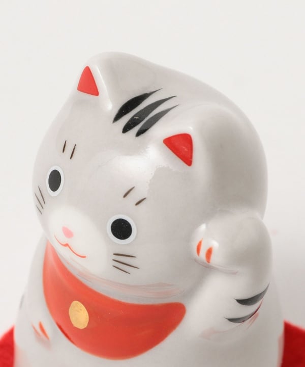 中外陶園 / 薬師窯 福おいで 招き猫 小