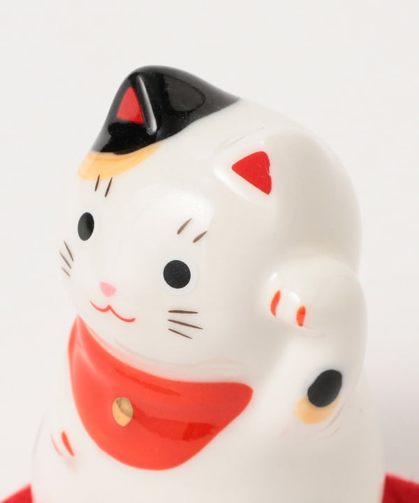 中外陶園 / 薬師窯 福おいで 招き猫 小