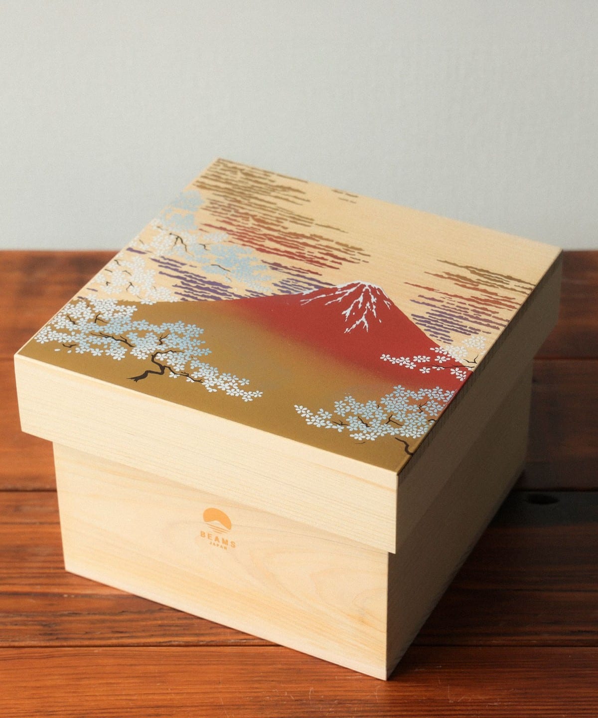 BEAMS JAPAN（ビームス ジャパン）【別注】大辻漆器 / 蒔絵木箱 桜 大