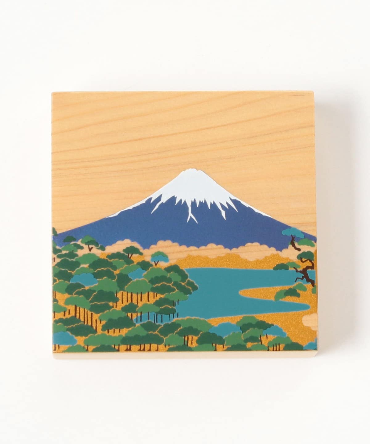 【別注】大辻漆器 / 蒔繪木盒 松 小