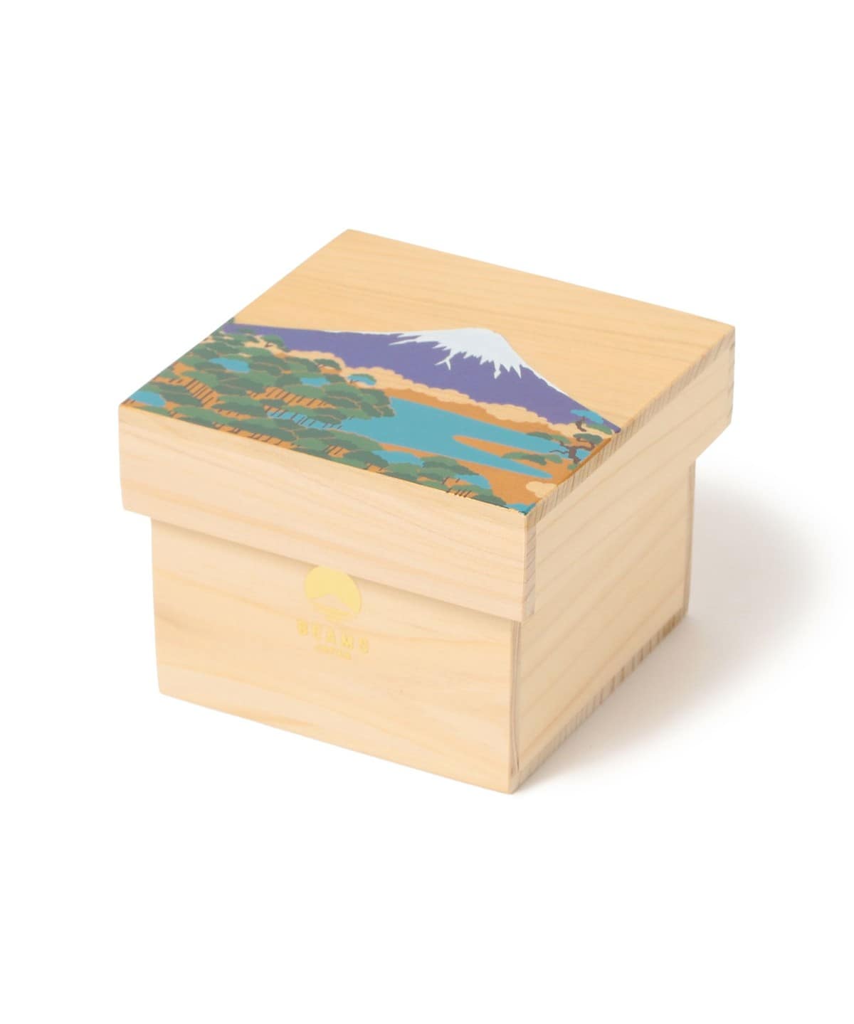 【別注】大辻漆器 / 蒔繪木盒 松 小