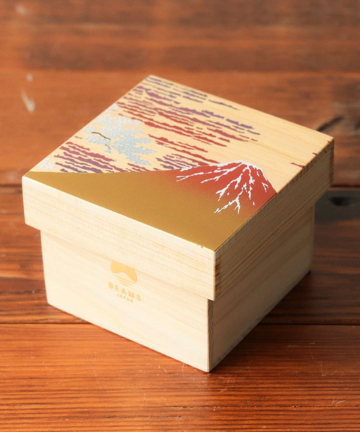 【別注】大辻漆器 / 蒔繪木盒 櫻 小