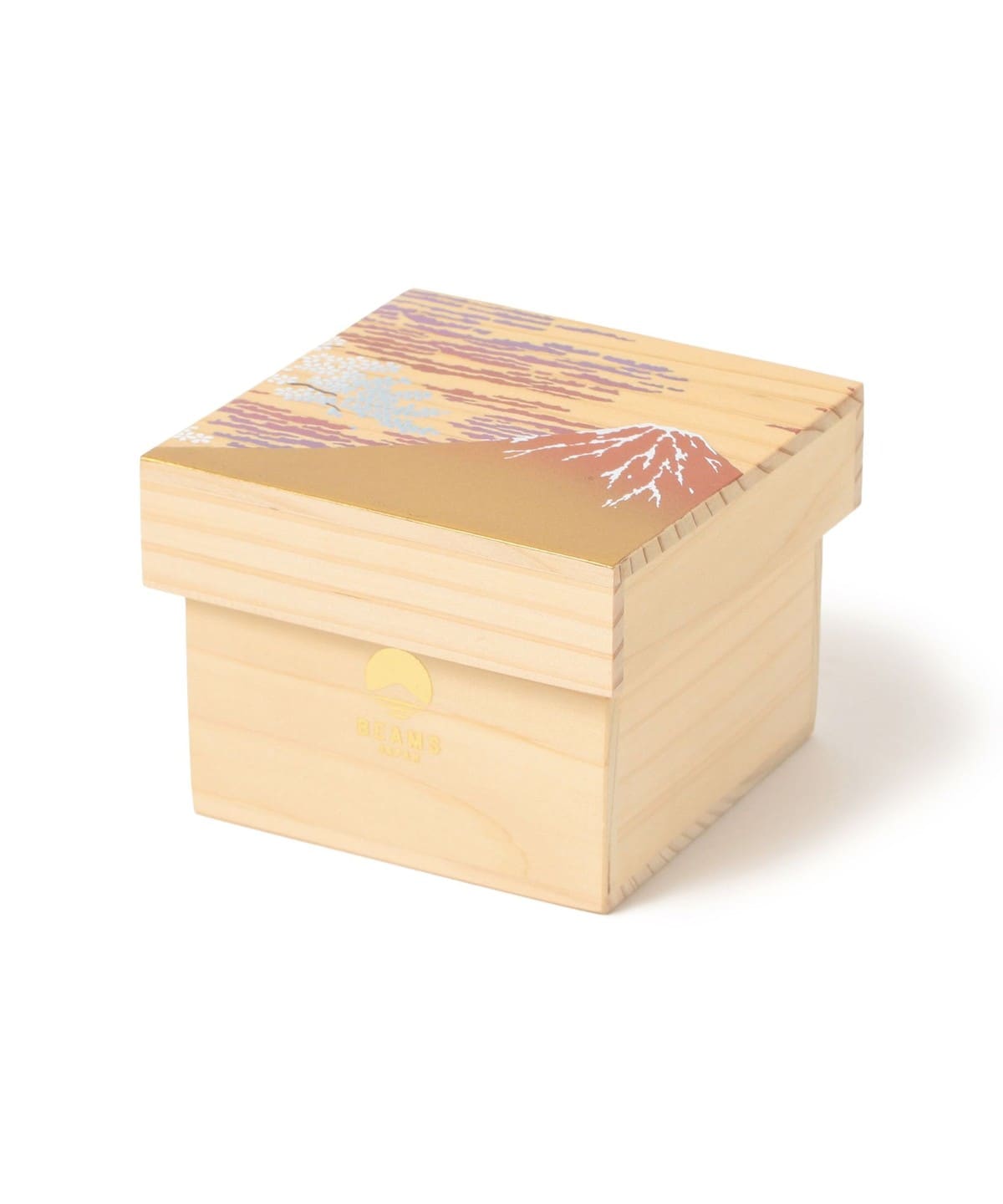 【別注】大辻漆器 / 蒔繪木盒 櫻 小