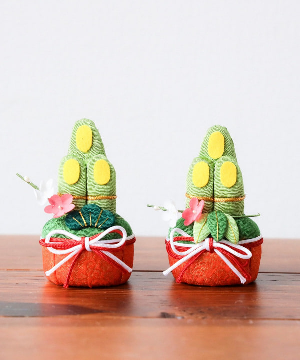 ハンドメイド　木目込み人形　門松 BEAMS JAPAN（ビームス ジャパン）【別注】木目込み人形 門松 小