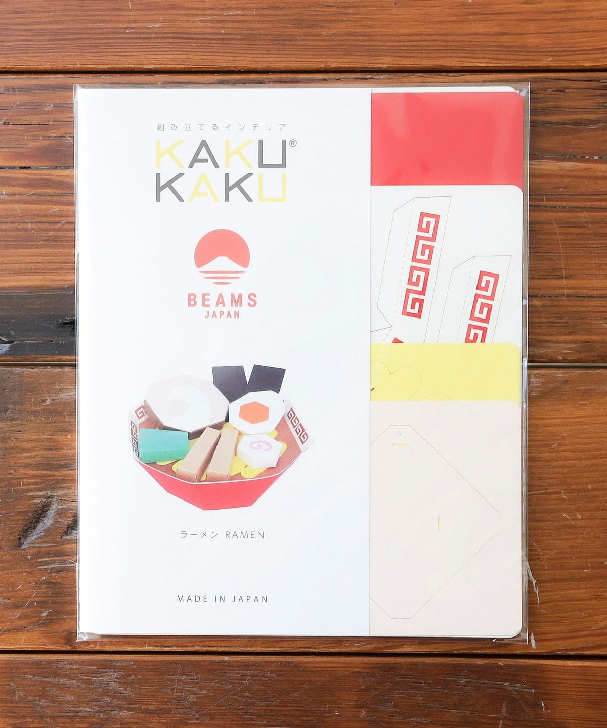 【別注】bog craft / KAKUKAKU 拉麵 立體擺飾