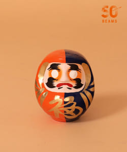 【別注】白河だるま総本舗 / ふたつの願いだるま 15cm