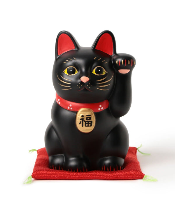 中外陶園 / 薬師窯 福招き猫 大