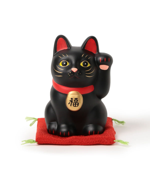 中外陶園 / 薬師窯 福招き猫 小