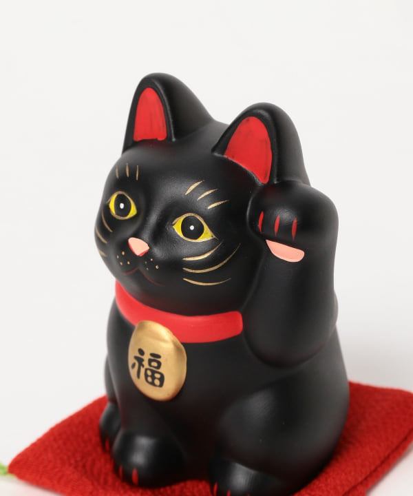 中外陶園 / 薬師窯 福招き猫 小