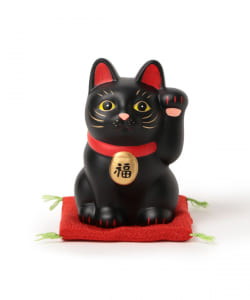 中外陶園 / 薬師窯 福招き猫 小