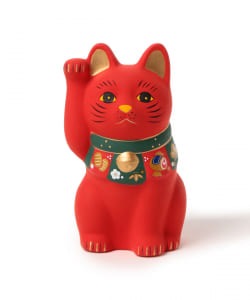 中外陶園 / 薬師窯 福づくし 招き猫 小
