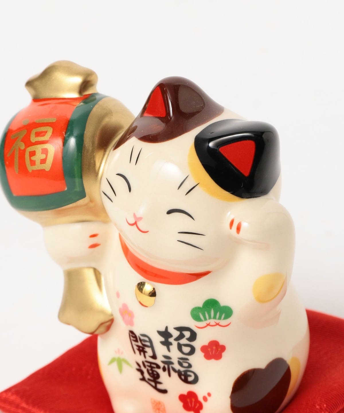 中外陶園 / 藥師窯 招福開運 招財貓 持槌